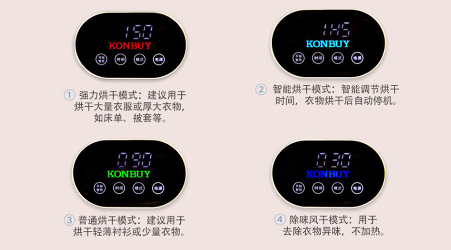謹(jǐn)記！衣物烘干機(jī)不同干衣模式的使用建議